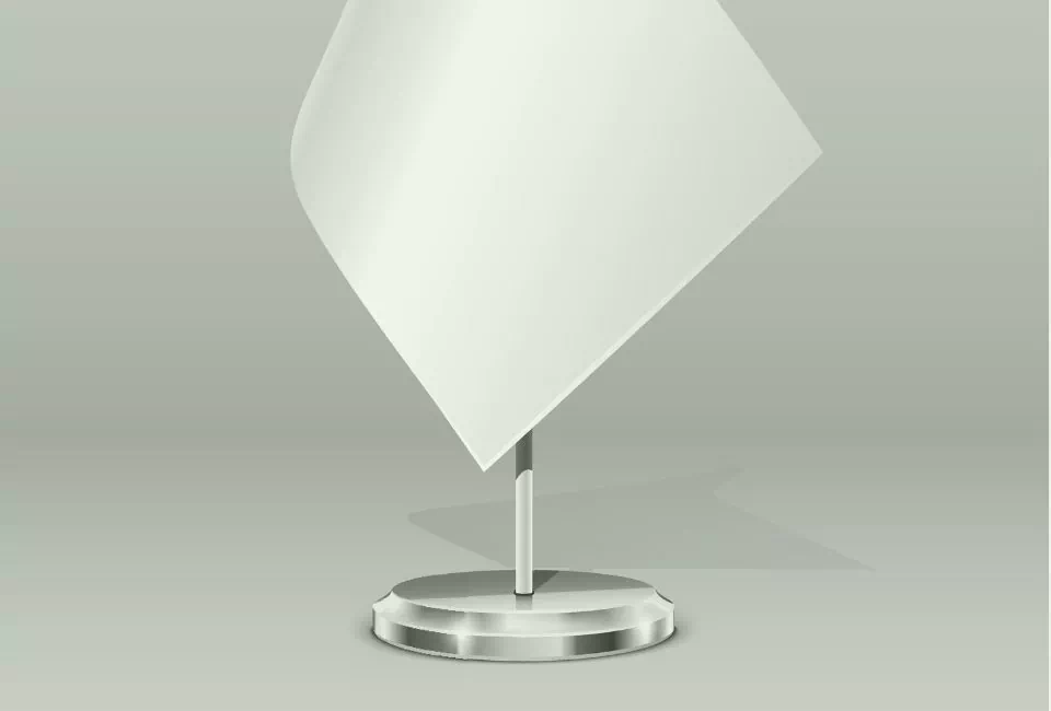 Biała lampa