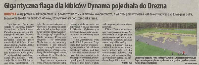 Wycinek z gazety Głos